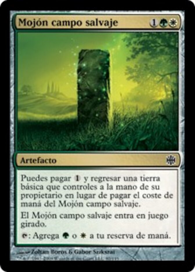 Mojón campo salvaje
