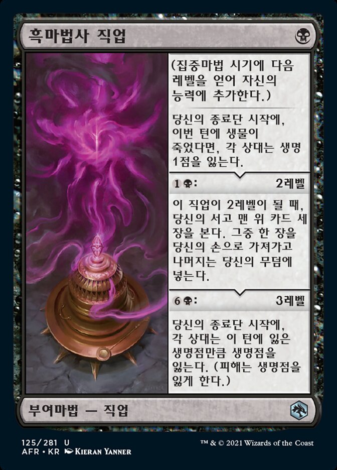 흑마법사 직업