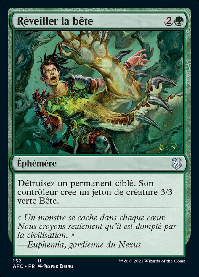 Réveiller la bête