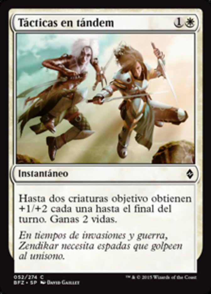 Tácticas en tándem