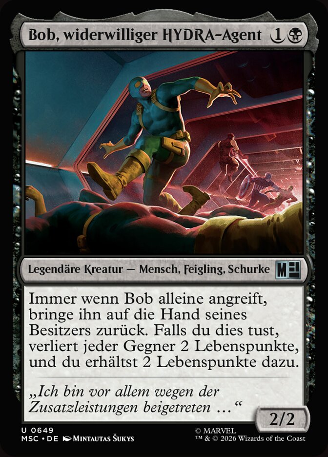 Bob, widerwilliger HYDRA-Agent