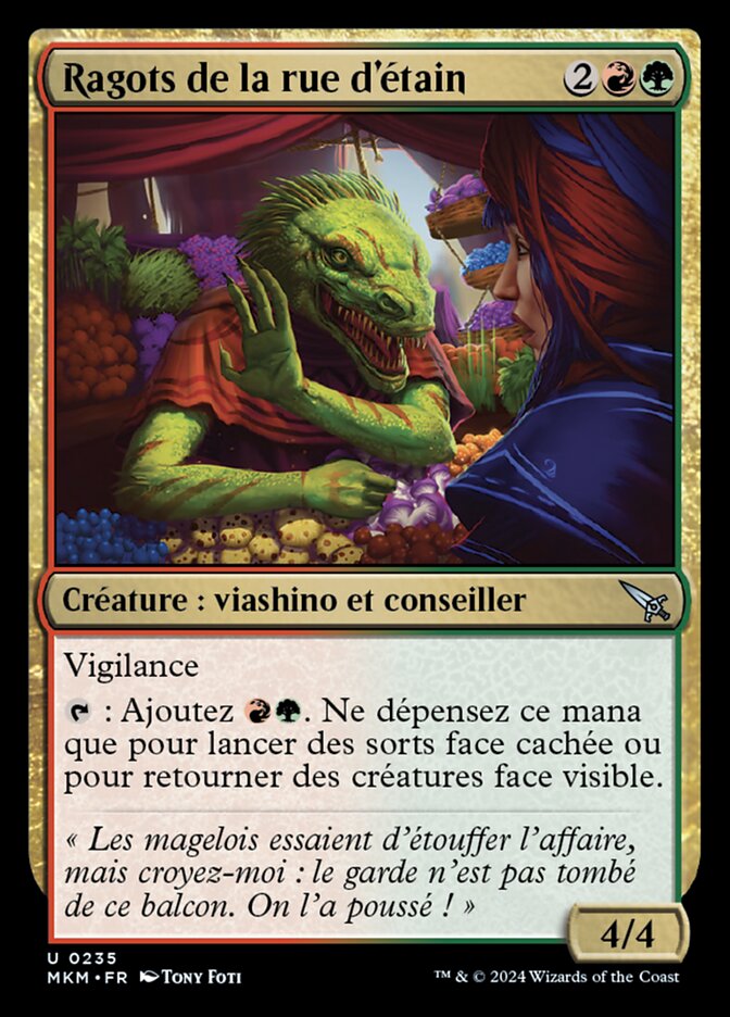 Ragots de la rue d'étain