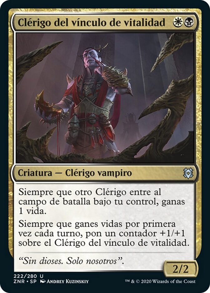 Clérigo del vínculo de vitalidad