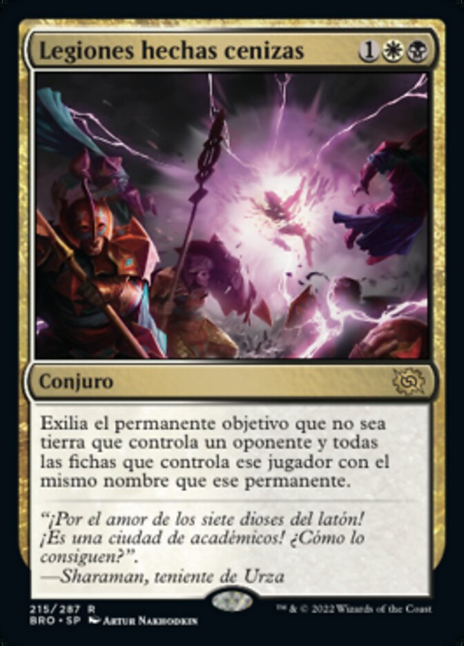 Legiones hechas cenizas
