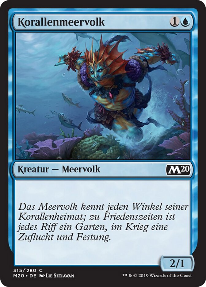 Korallenmeervolk