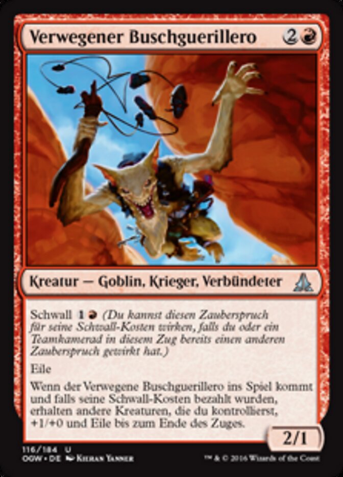 Verwegener Buschguerillero