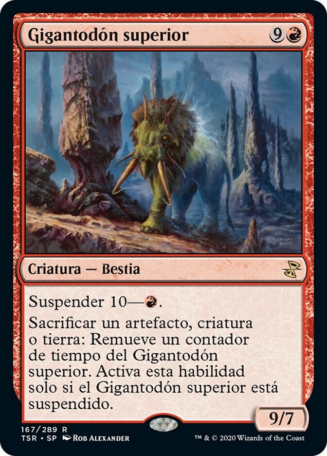 Gigantodón superior