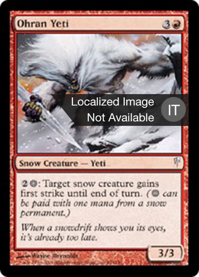 Yeti di Ohran