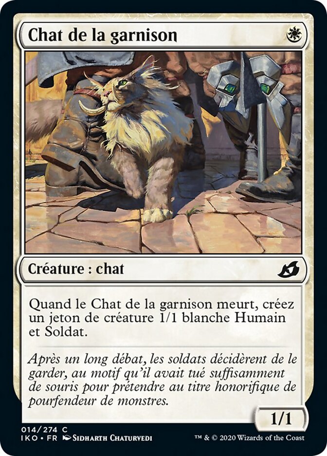 Chat de la garnison