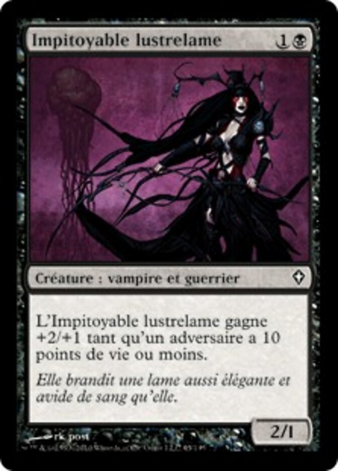 Impitoyable lustrelame