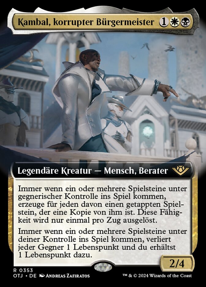 Kambal, korrupter Bürgermeister