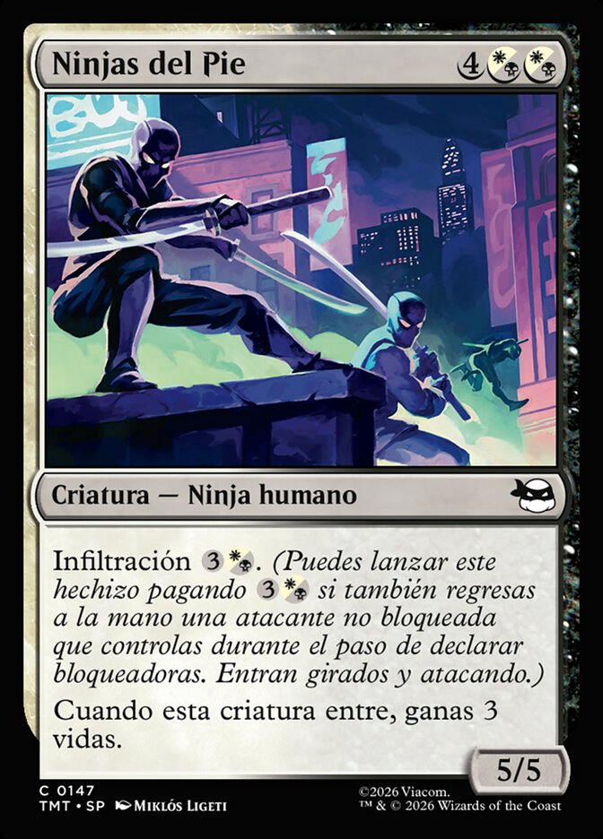 Ninjas del Pie