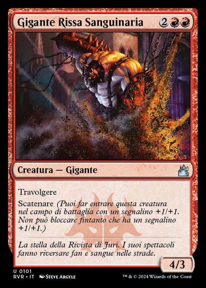 Gigante Rissa Sanguinaria