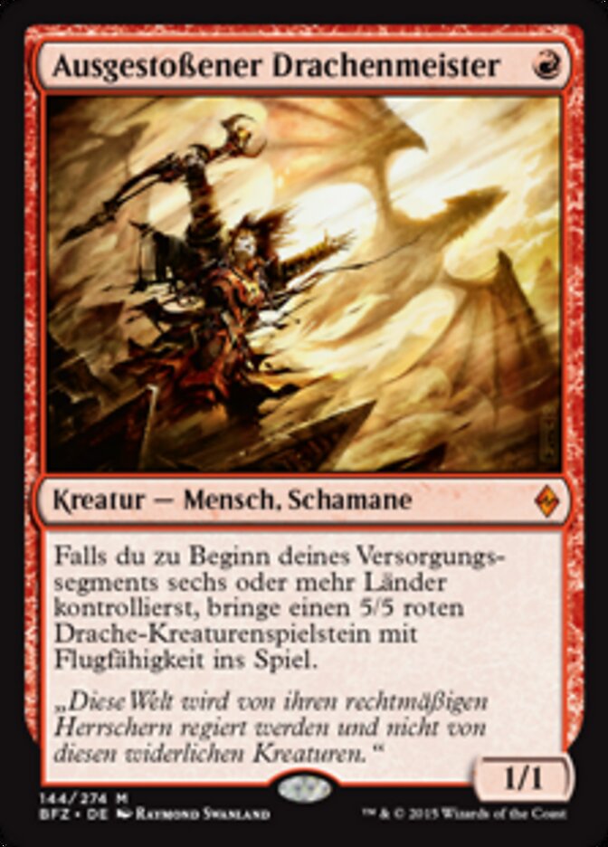 Ausgestoßener Drachenmeister