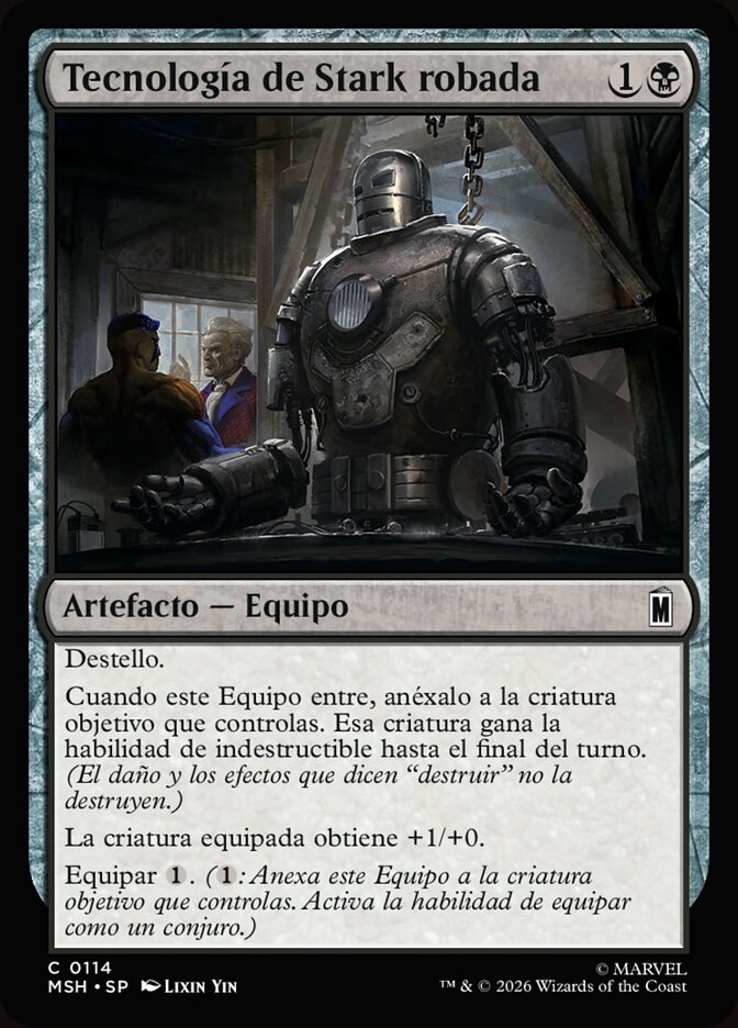 Tecnología de Stark robada