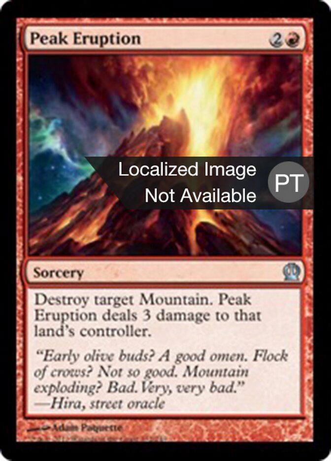 Erupção do Pico