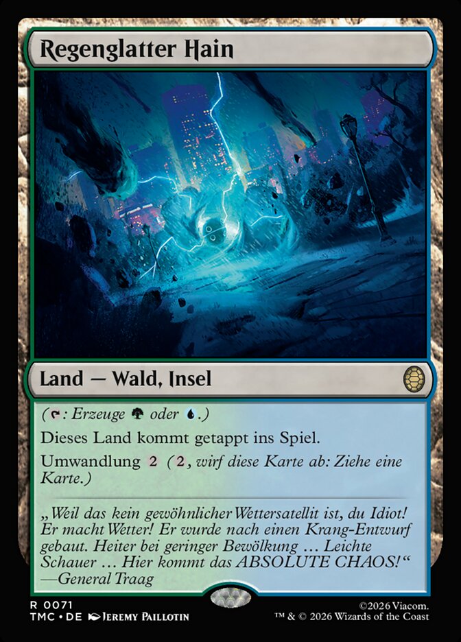 Regenglatter Hain