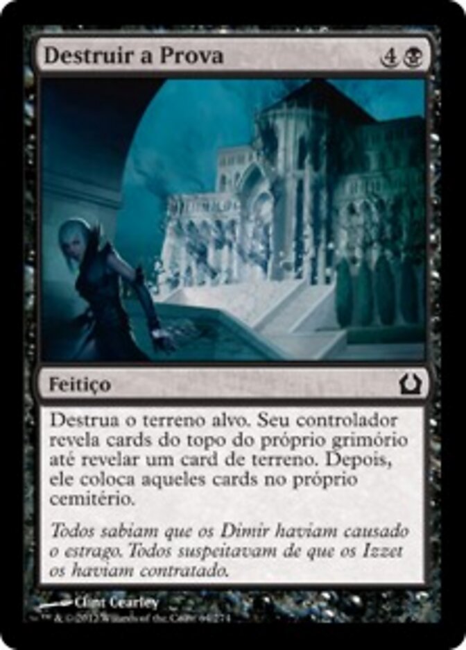 Destruir a Prova