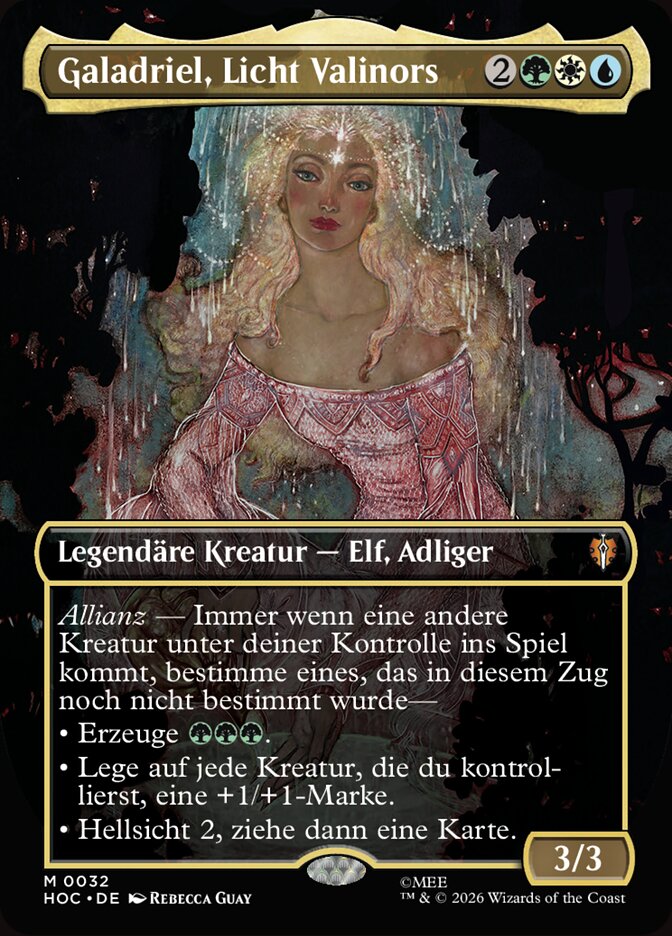 Galadriel, Licht Valinors