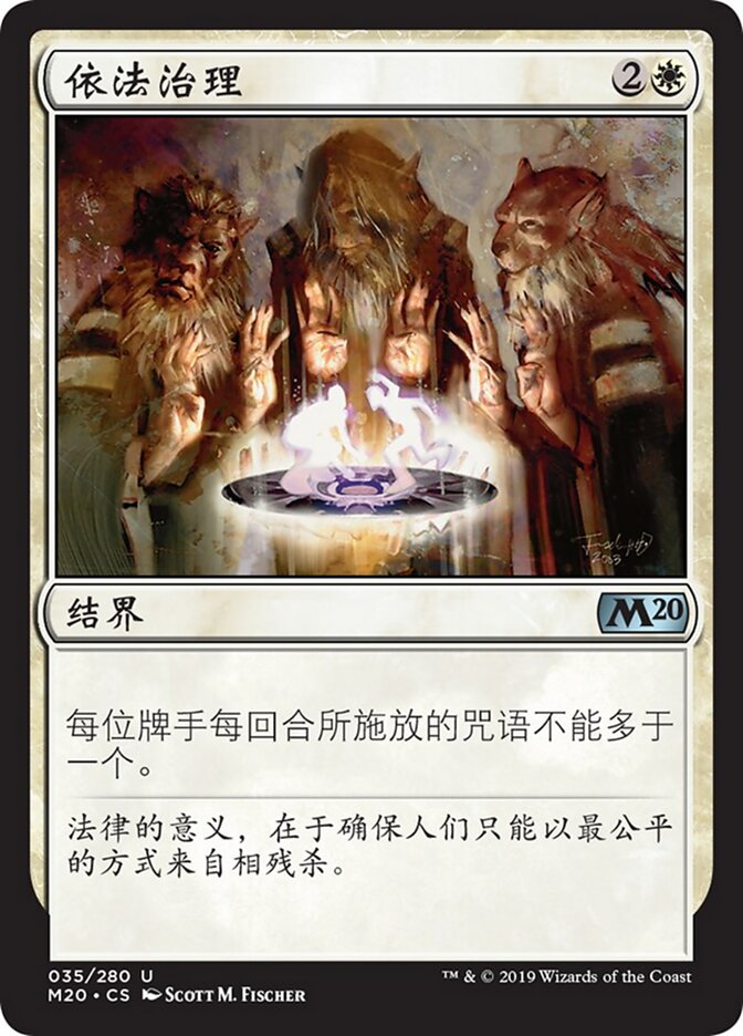 依法治理