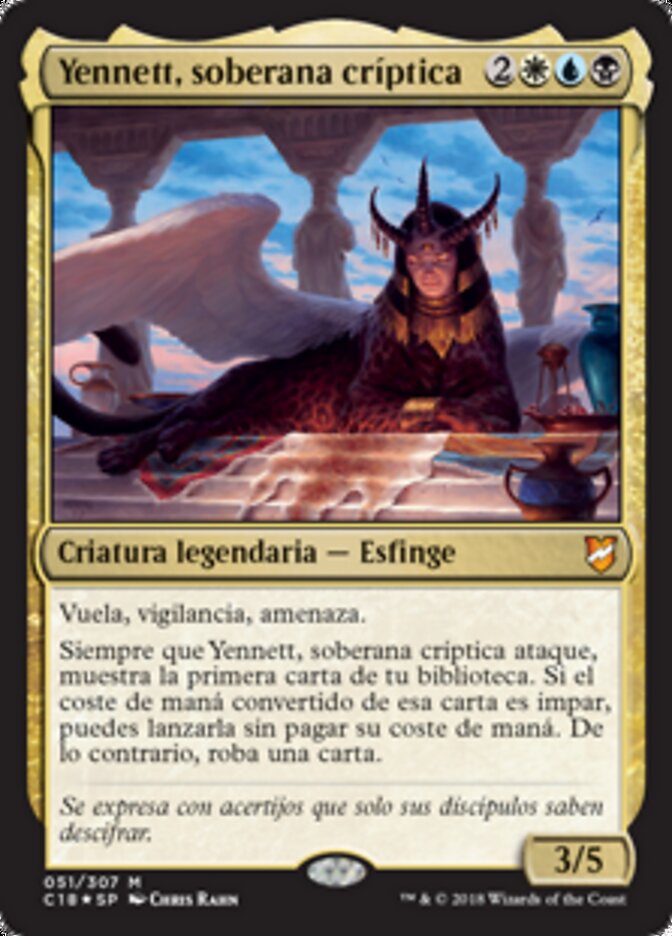 Yennett, soberana críptica