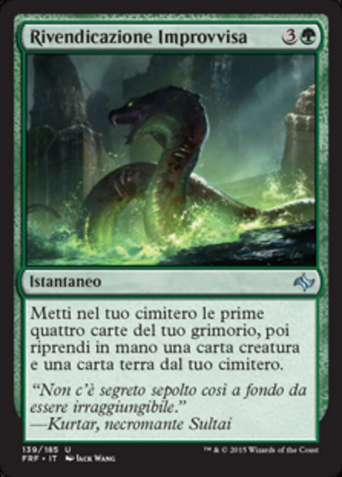 Rivendicazione Improvvisa