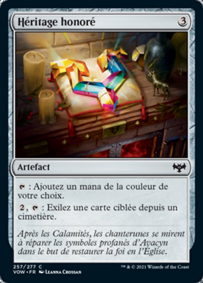 Héritage honoré
