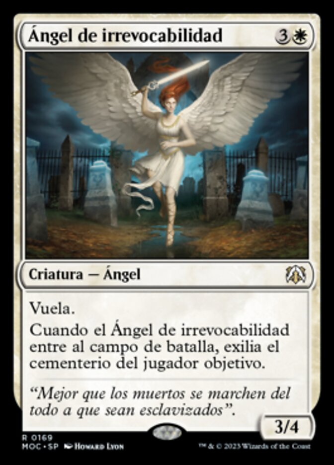 Ángel de irrevocabilidad