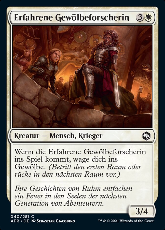 Erfahrene Gewölbeforscherin