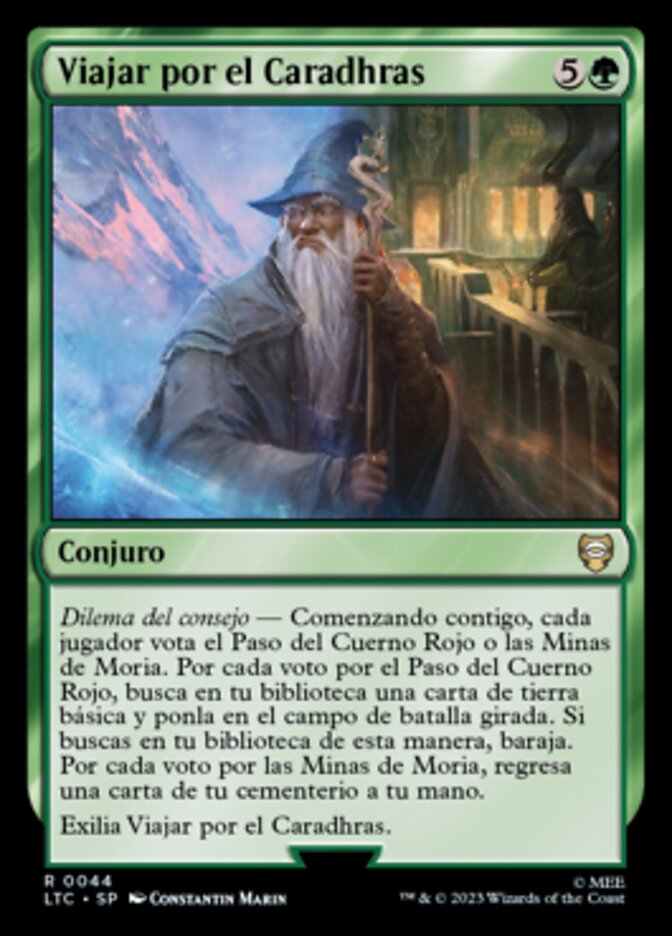Viajar por el Caradhras