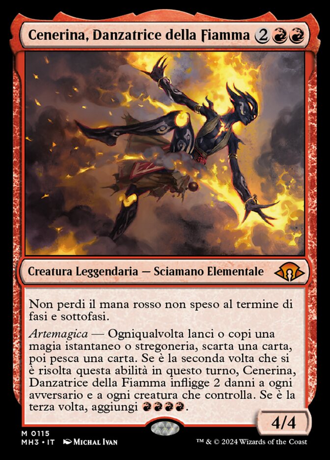 Cenerina, Danzatrice della Fiamma