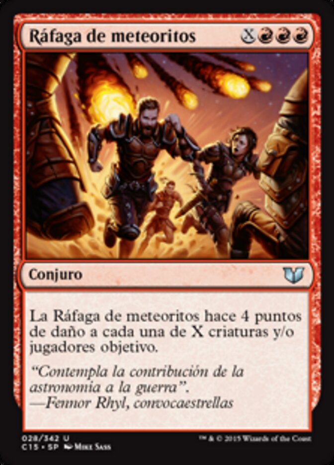 Ráfaga de meteoritos