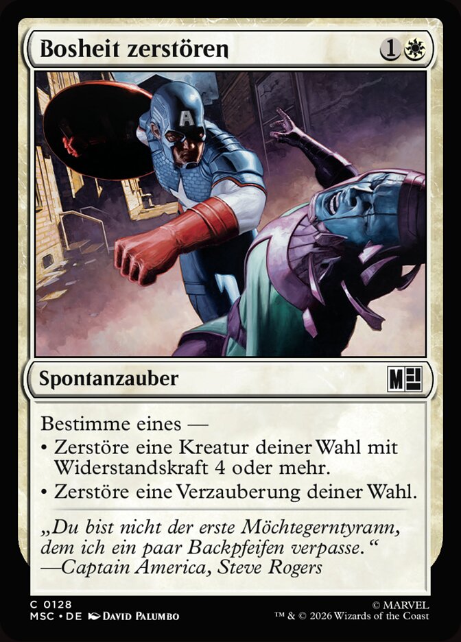 Bosheit zerstören