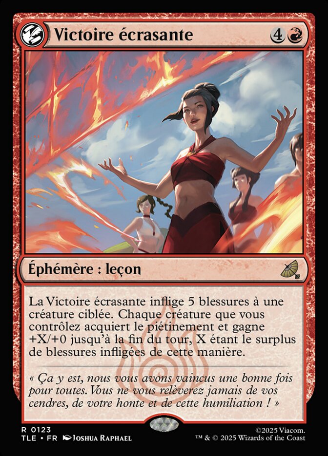 Victoire écrasante
