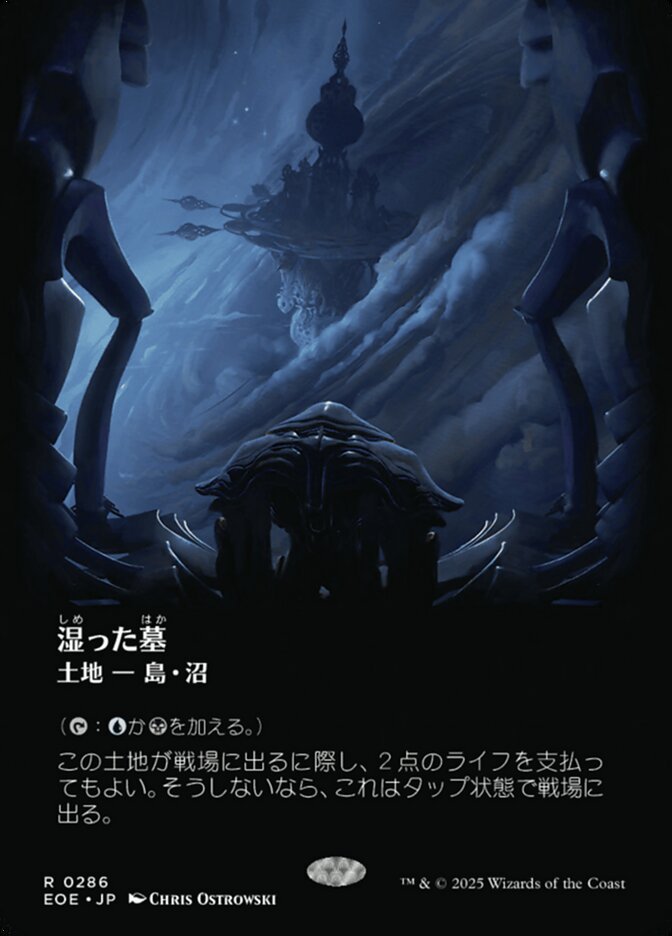 湿（しめ）った墓（はか）