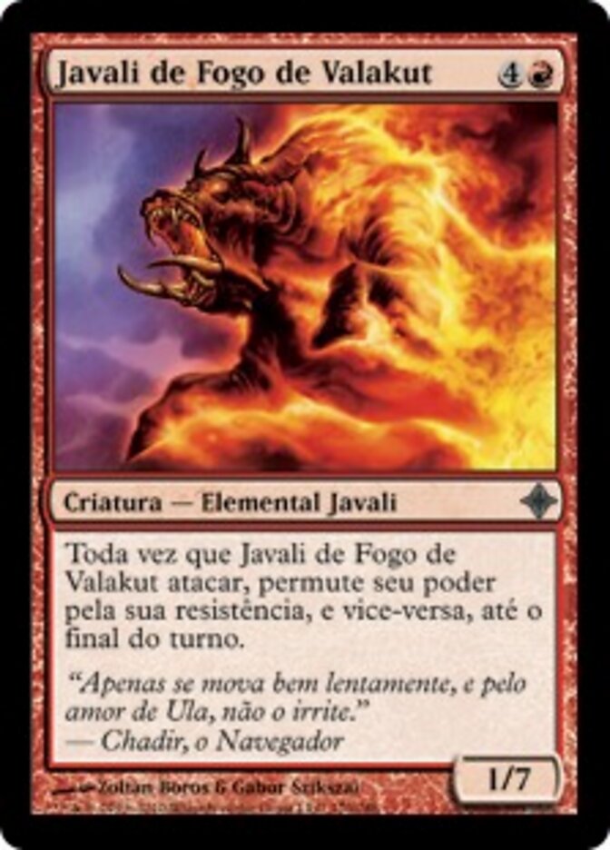 Javali de Fogo de Valakut