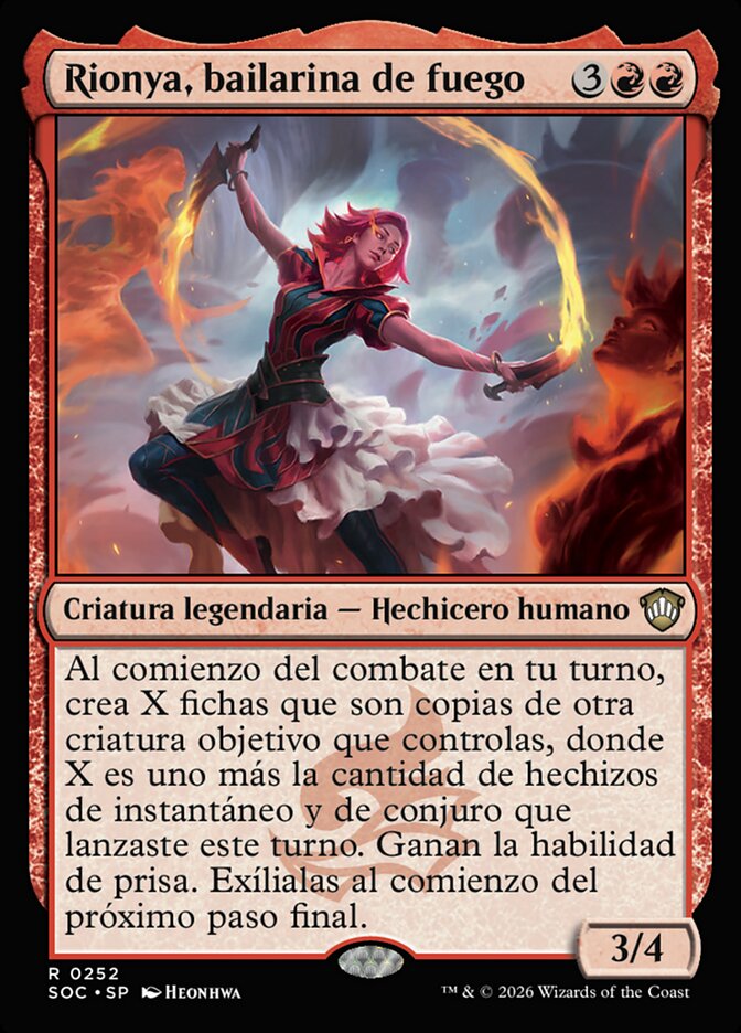 Rionya, bailarina de fuego