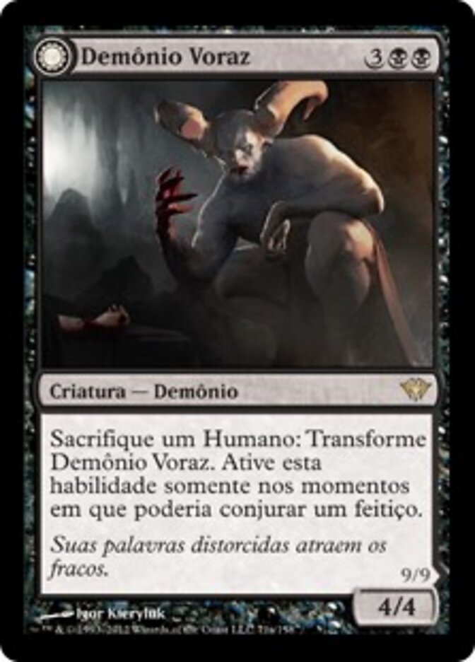 Ravenous Demon // Archdemon of Greed