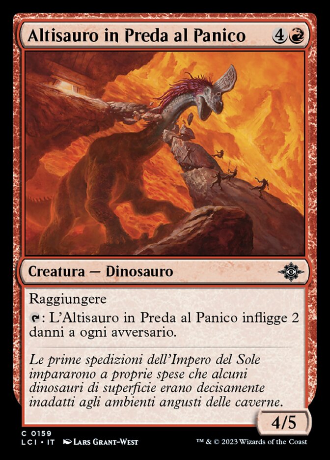 Altisauro in Preda al Panico