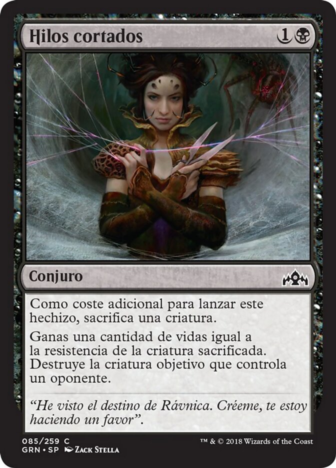 Hilos cortados