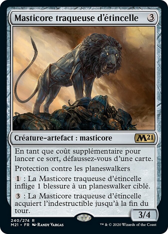 Masticore traqueuse d'étincelle