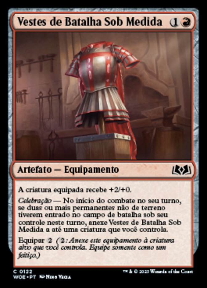 Vestes de Batalha Sob Medida
