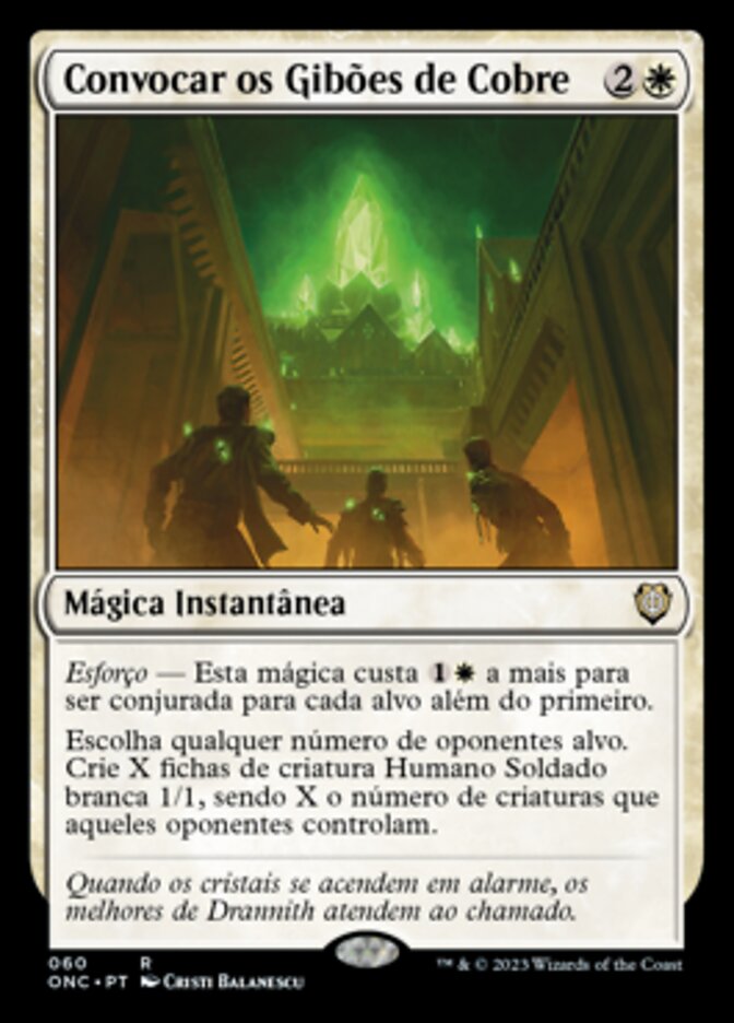 Convocar os Gibões de Cobre