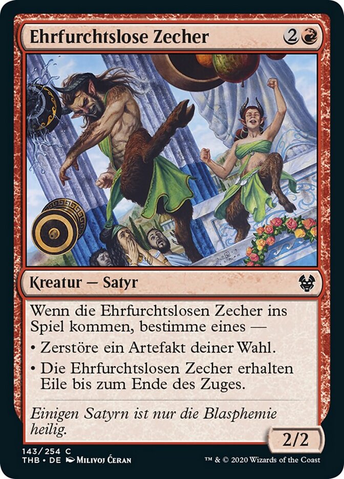 Ehrfurchtslose Zecher