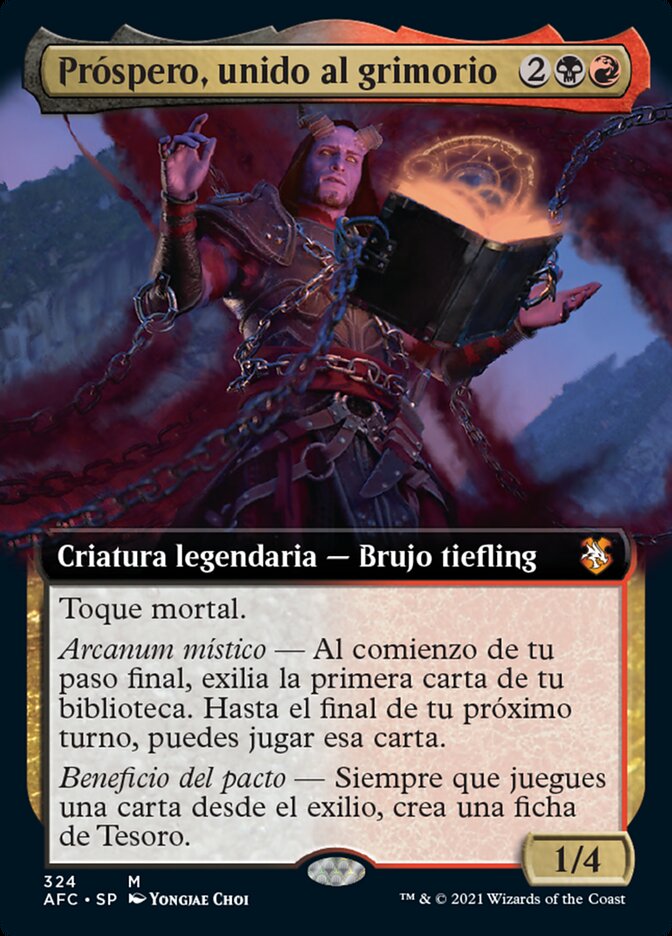 Próspero, unido al grimorio