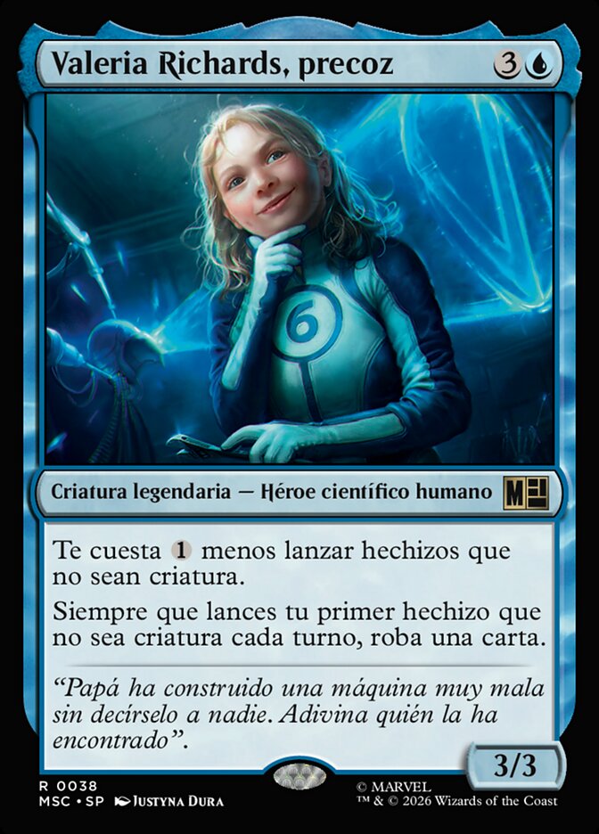 Valeria Richards, precoz