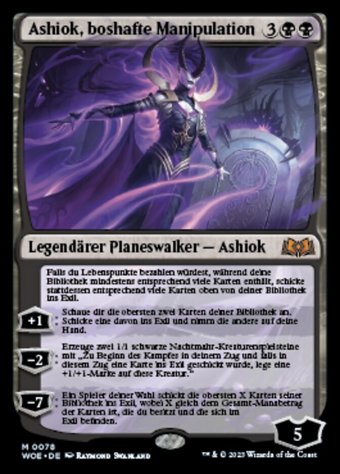 Ashiok, boshafte Manipulation