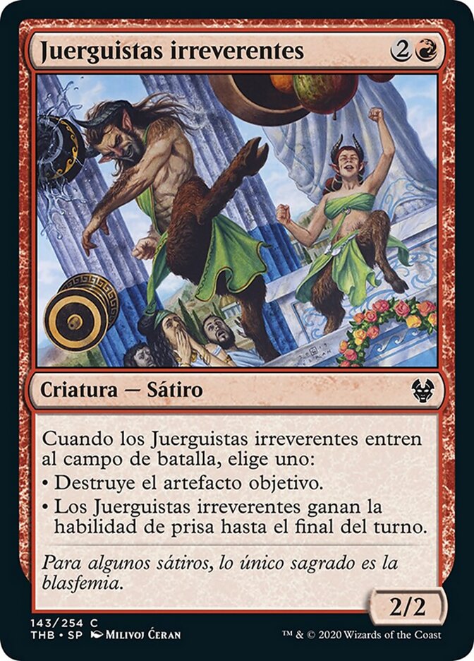 Juerguistas irreverentes
