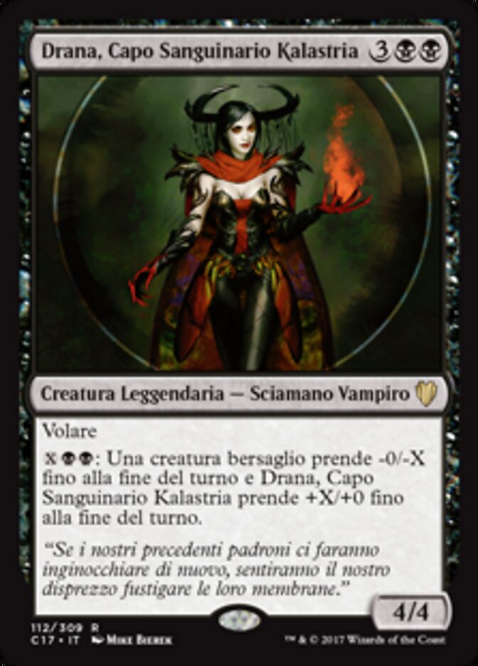 Drana, Capo Sanguinario Kalastria