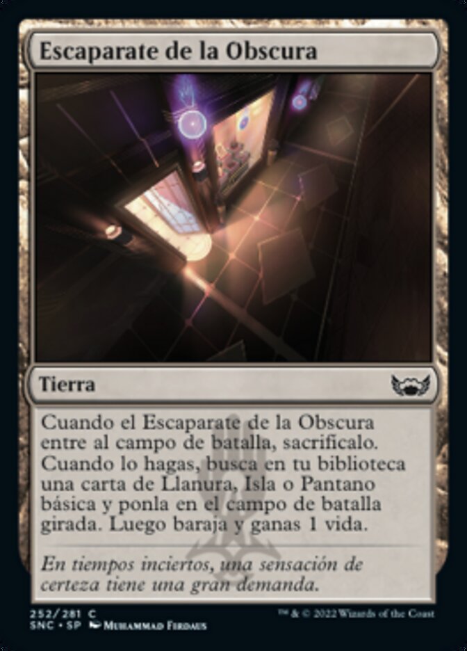 Escaparate de la Obscura